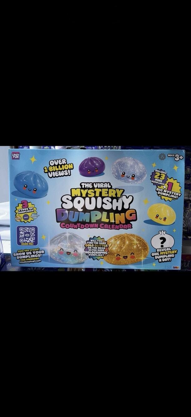 AUTHENTIC & SEALED RMS Crazy Fun Viral Mystery Squishy Dumpling Advent Calendar